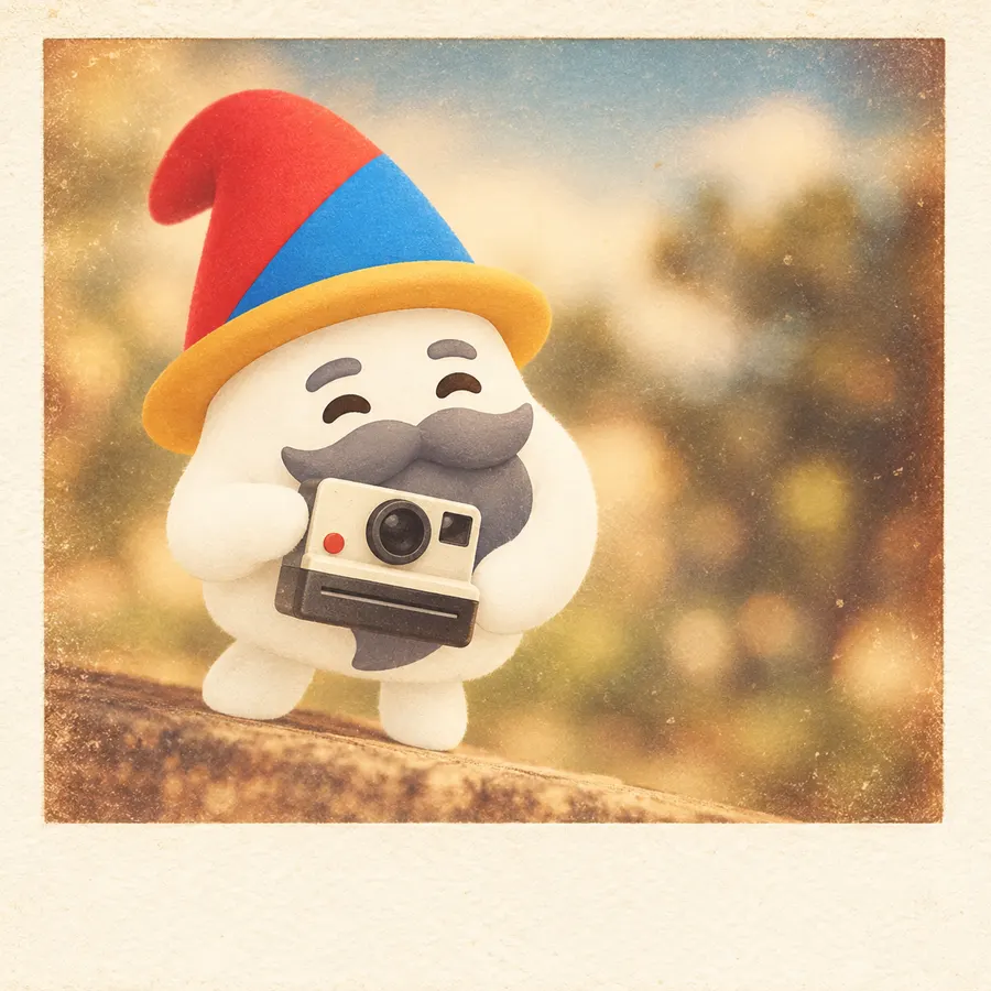 Photo remixed with the Polaroid look